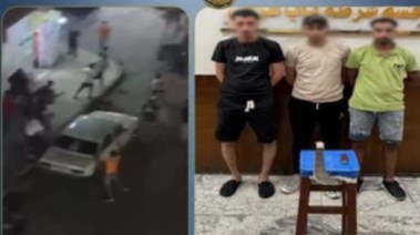 المتهمين وجانب من الواقعة 