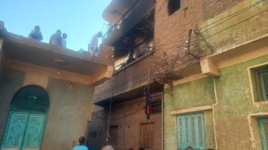 حريق فى شقة بجراجوس 