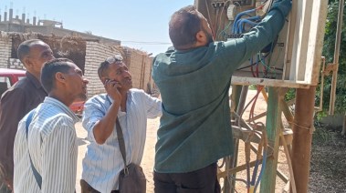 لجنة من كهرباء قنا 