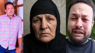 الأم والشقيقين 