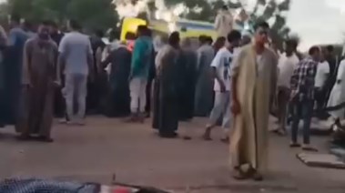 جانب من الحادث 