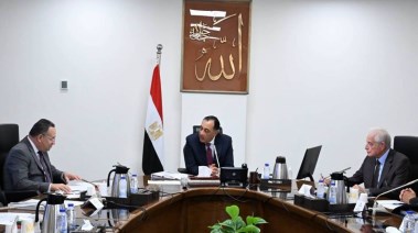 لقطة من اجتماع رئيس الوزراء