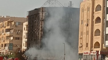 جانب من حريق الأهرام مول