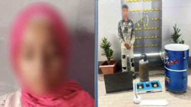 المتهم وجانب من الواقعة 