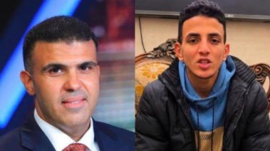 الطالب عمرو عمارة والمحامي كمال مصطفي
