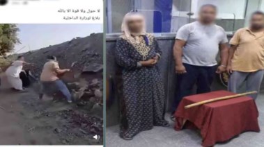 المتهمين وجانب من الواقعة 