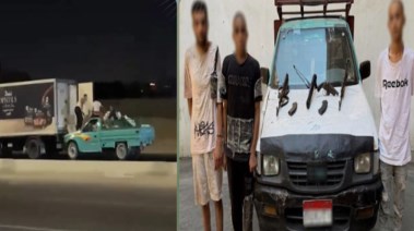 المتهمين وجانب من الواقعة 