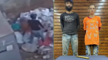 المتهمين وجانب من الواقعة 