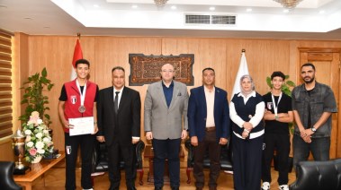 لقطة من التكريم 
