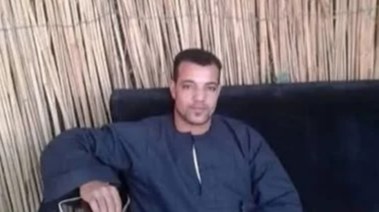 صورة الزوج المتوفي نتيجة الحريق