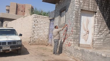 لقطة من عمل الحملة 