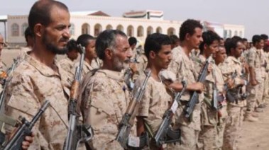 ضباط وجنود يعلنون انضمامهم لقوات الجيش الوطني بمحافظة مأرب 