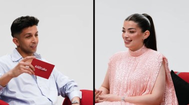 ليلى زاهر وهشام جمال في برنامج “ABtalks” 