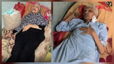 السيدة المسنة أم مصطفى 