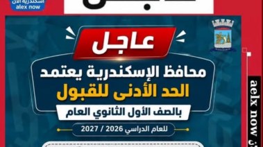 تنسيق الثانوية العامة 2026 الإسكندرية المرحلة الثانية
