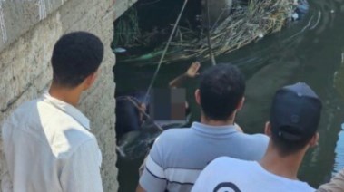 لحظة العثور على الجثمان 