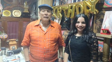 الفنان القدير أحمد ماهر والزميلة هايدي محمد