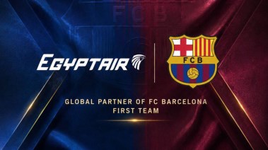 مصر للطيران وبرشلونة