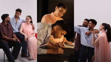 ليلي زاهر وهشام جمال وانس بوخش 
