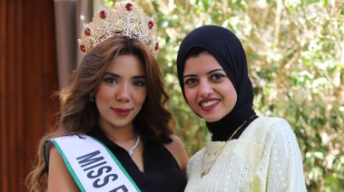 إيرينا يسري مع محررة تليجراف مصر 