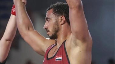 محمد مصطفى الشامي لاعب المصارعة