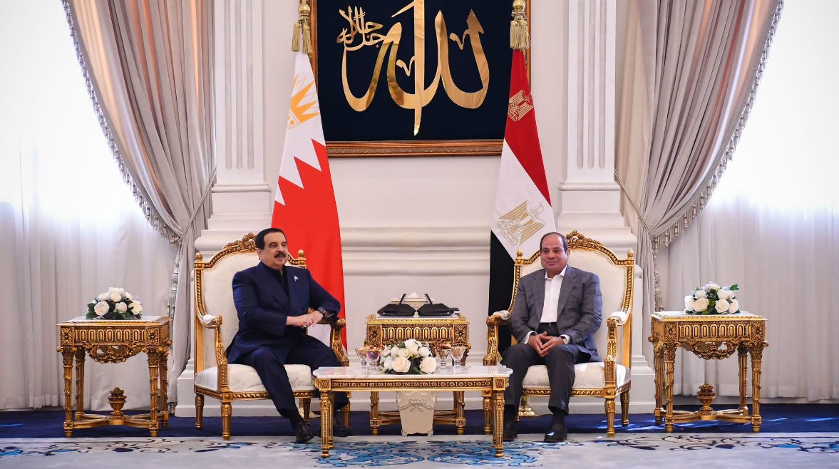 الرئيس السيسي وملك البحرين