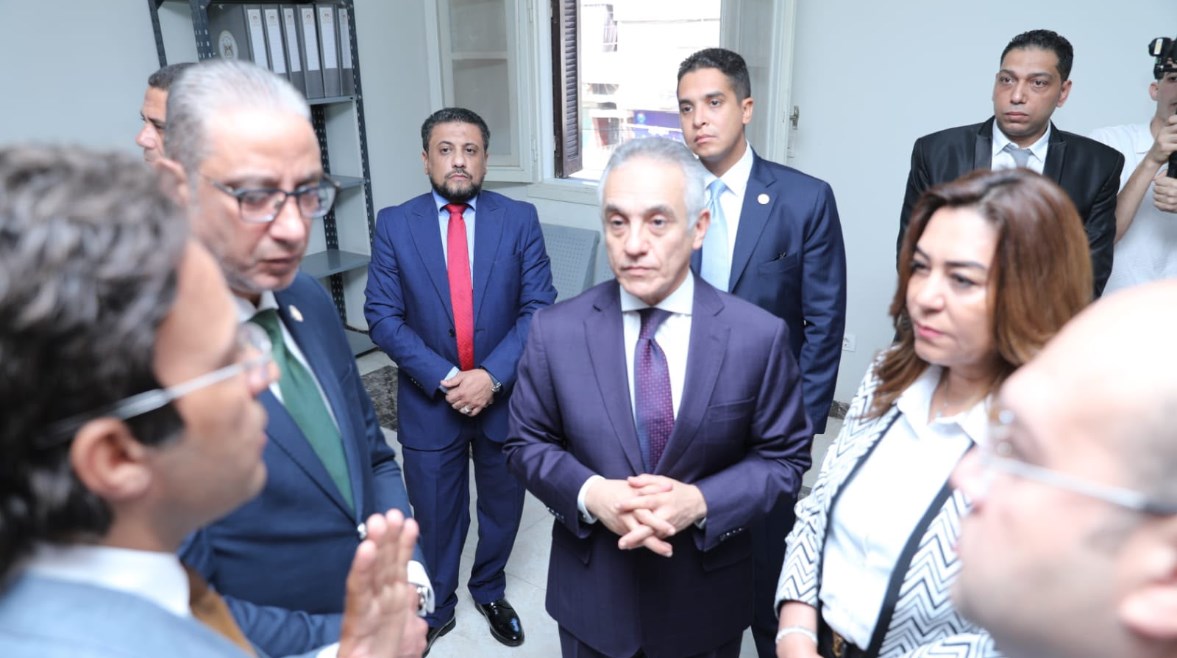جانب من تشغيل فرع توثيق "الودي" بالصف