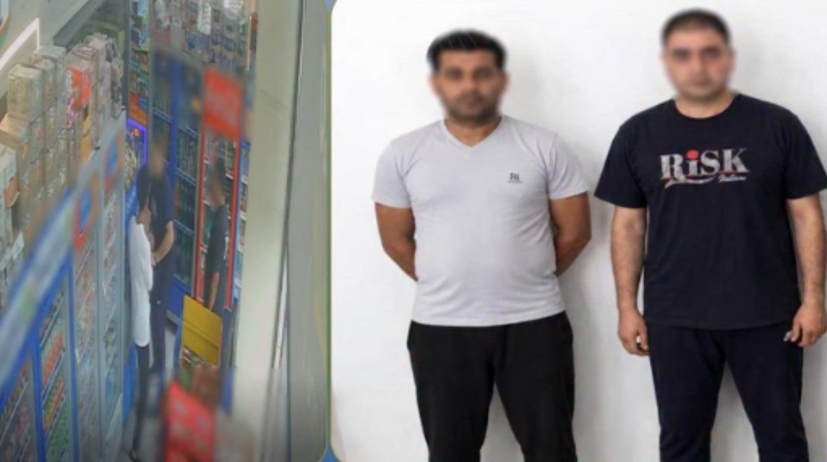المتهمان وجانب من الواقعة 