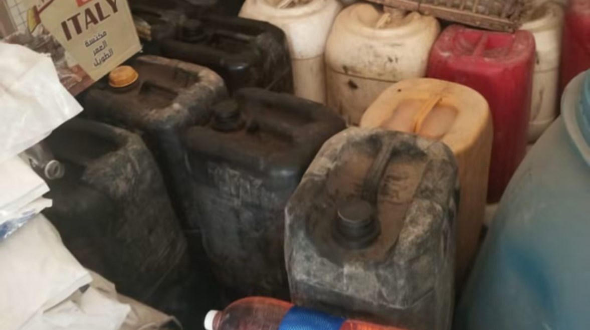 جزء من المضبوطات