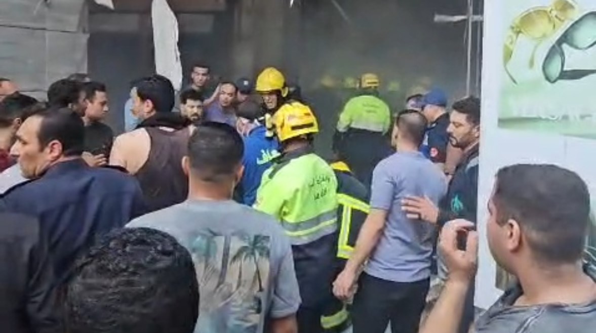 حريق مول اربيلا