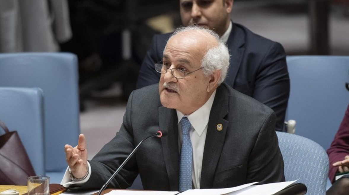مندوب فلسطين الدائم لدى الأمم المتحدة، رياض منصور