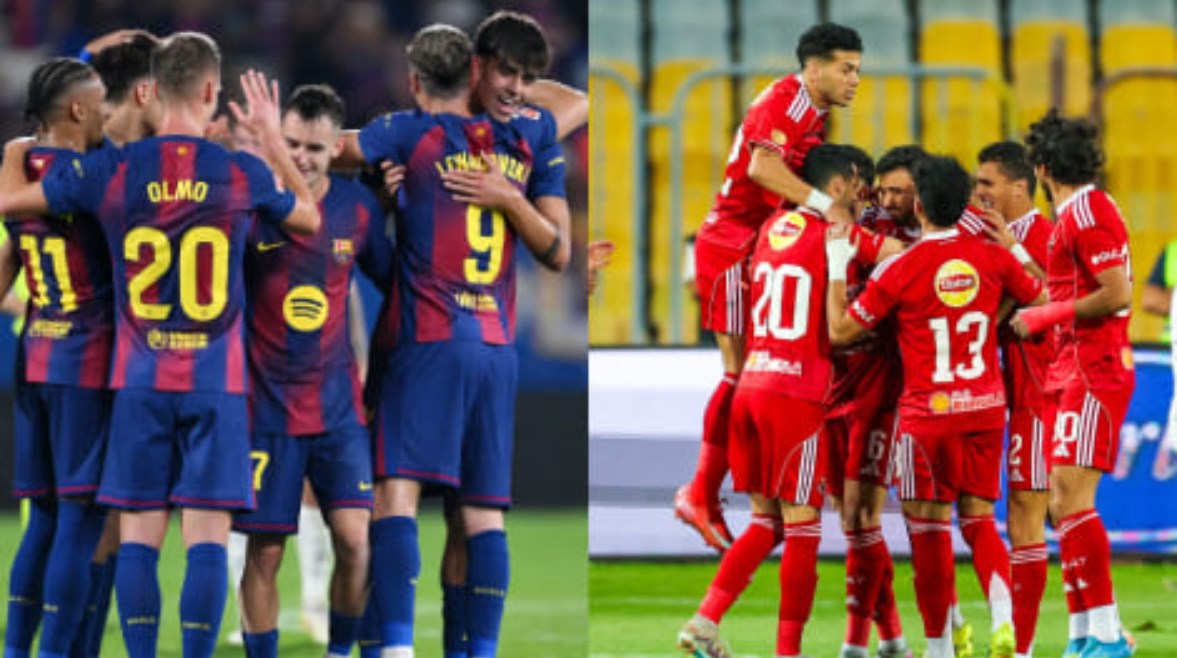 الأهلي وبرشلونة 