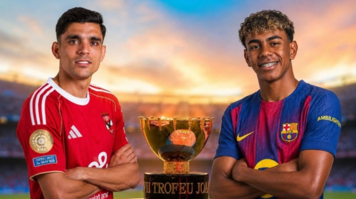 الأهلي وبرشلونة 