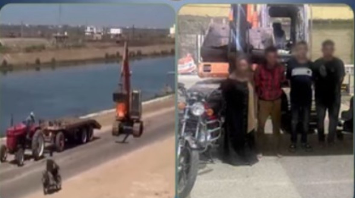 المتهمون وجانب من الواقعة 