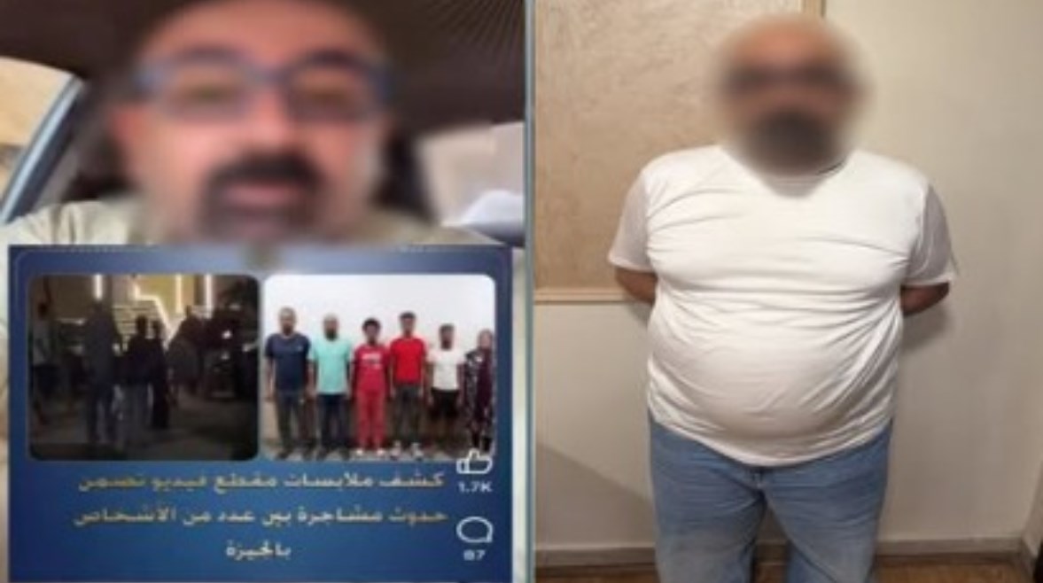 المتهم وجانب من الواقعة 