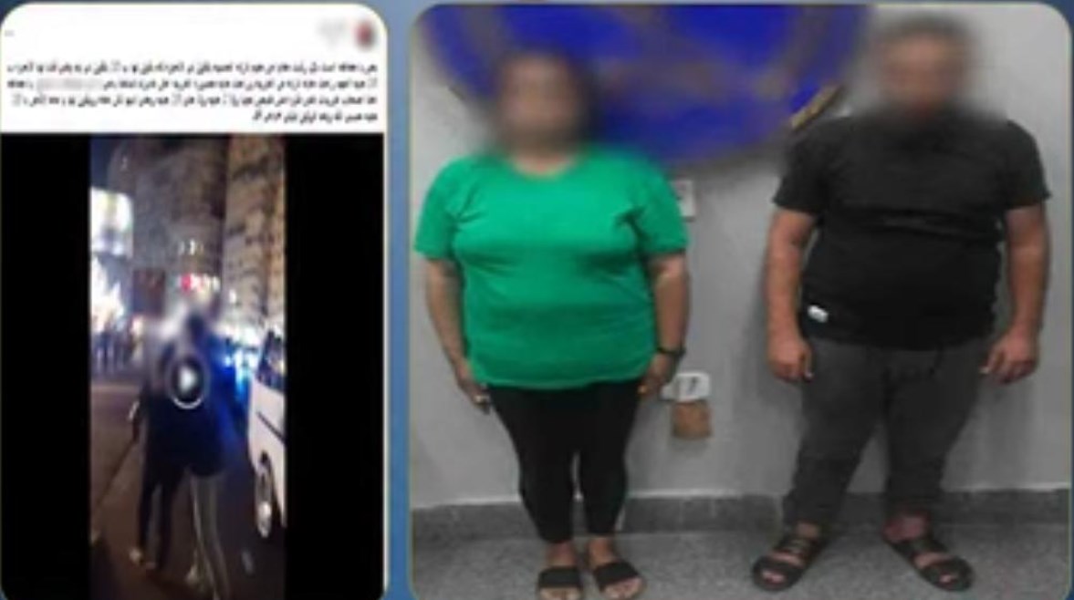 المتهمين وجانب من الواقعة 