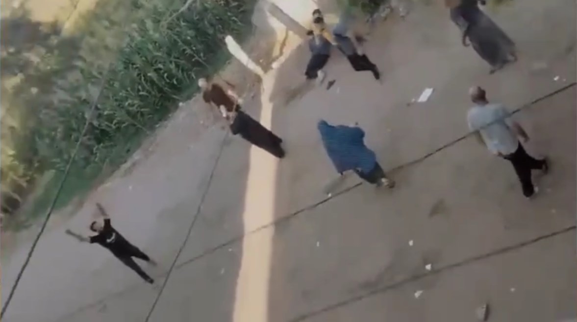 لقطة  من فيديو الواقعة 