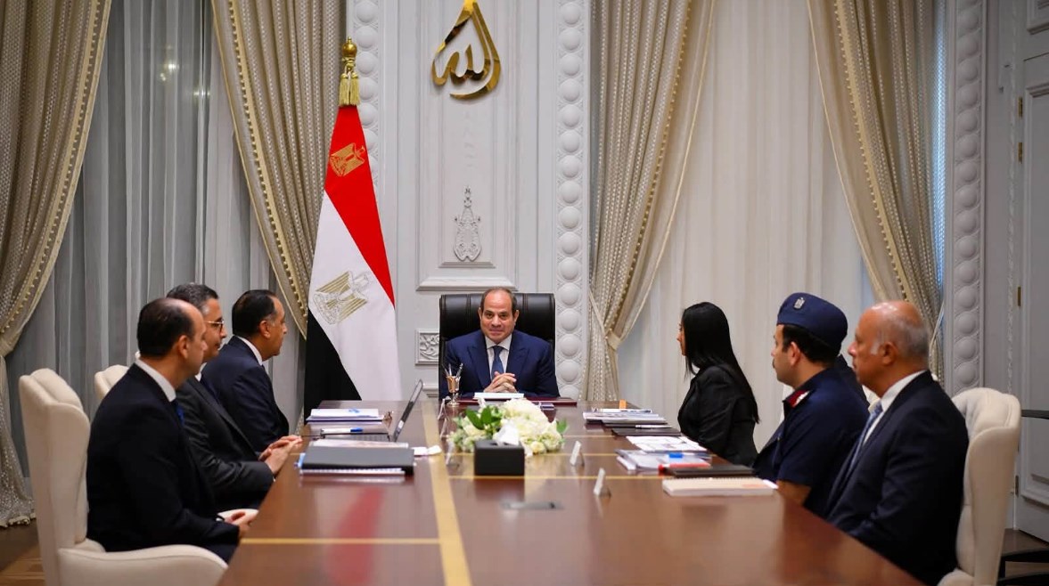 خلال اجتماع الرئيس السيسي