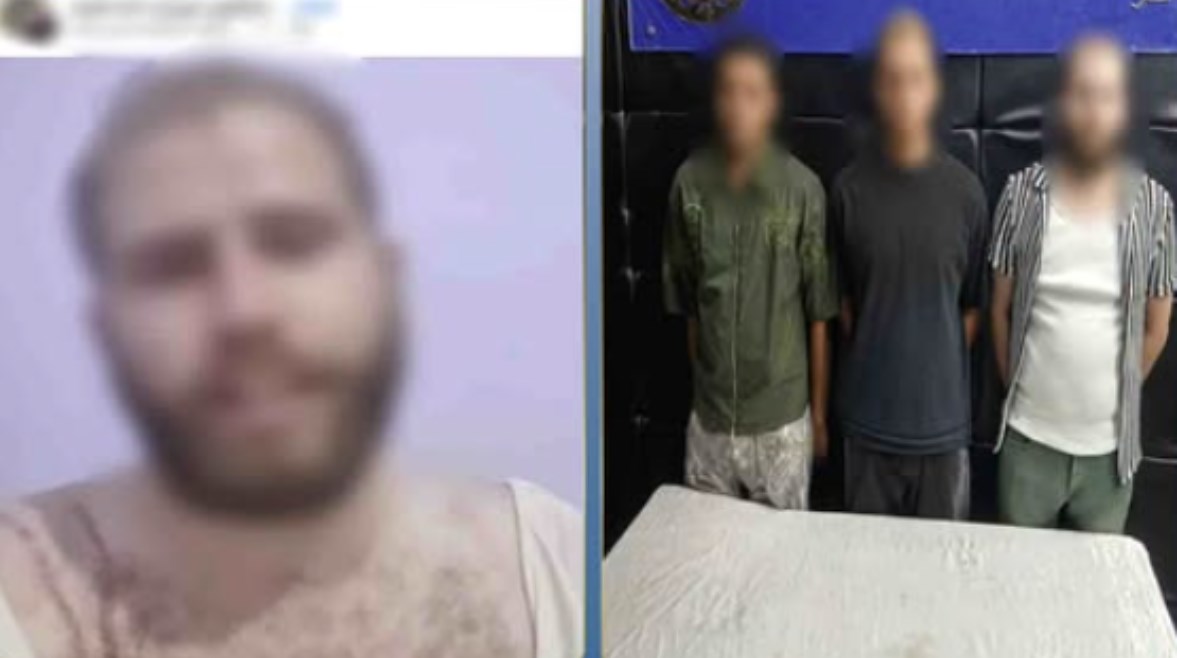 المتهمان وجانب من الواقعة