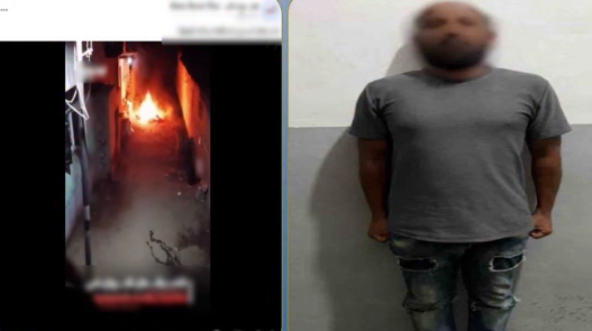 المتهم وجانب من الواقعة 
