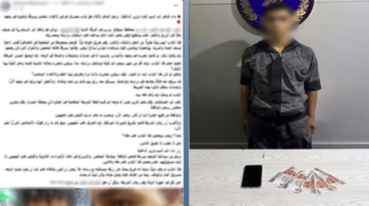 المتهم وجانب من الواقعة 
