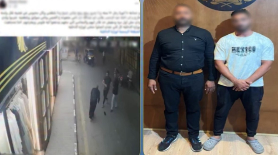 المتهمين وجانب من الواقعة