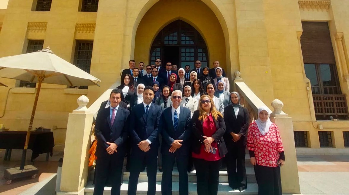 جانب من تدريب 31 مستشارا بالنيابة الإدارية في وزارة الاتصالات