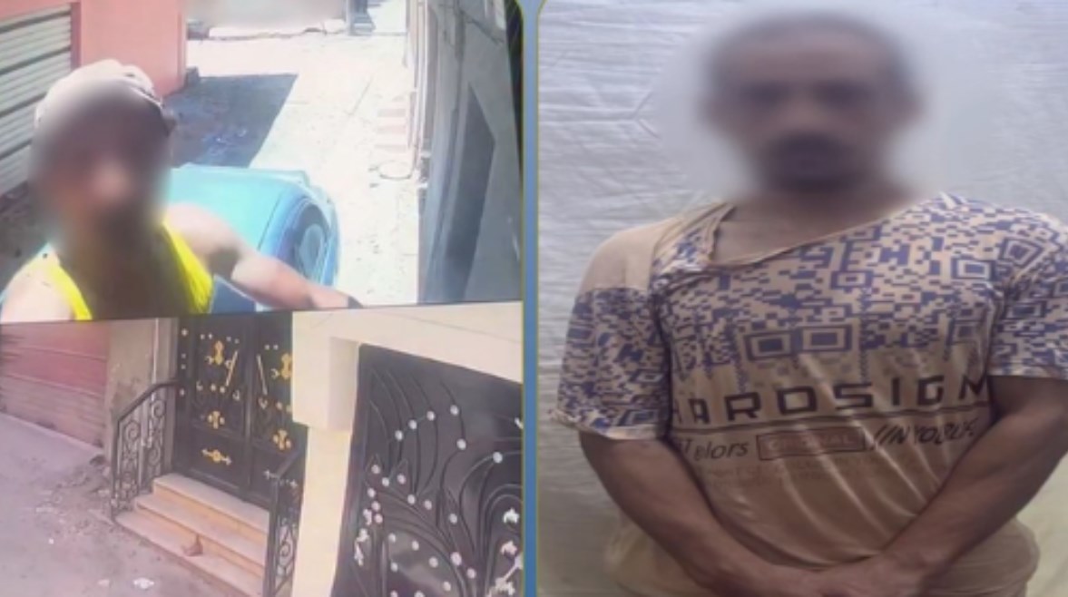 المتهم وجانب من الواقعة 