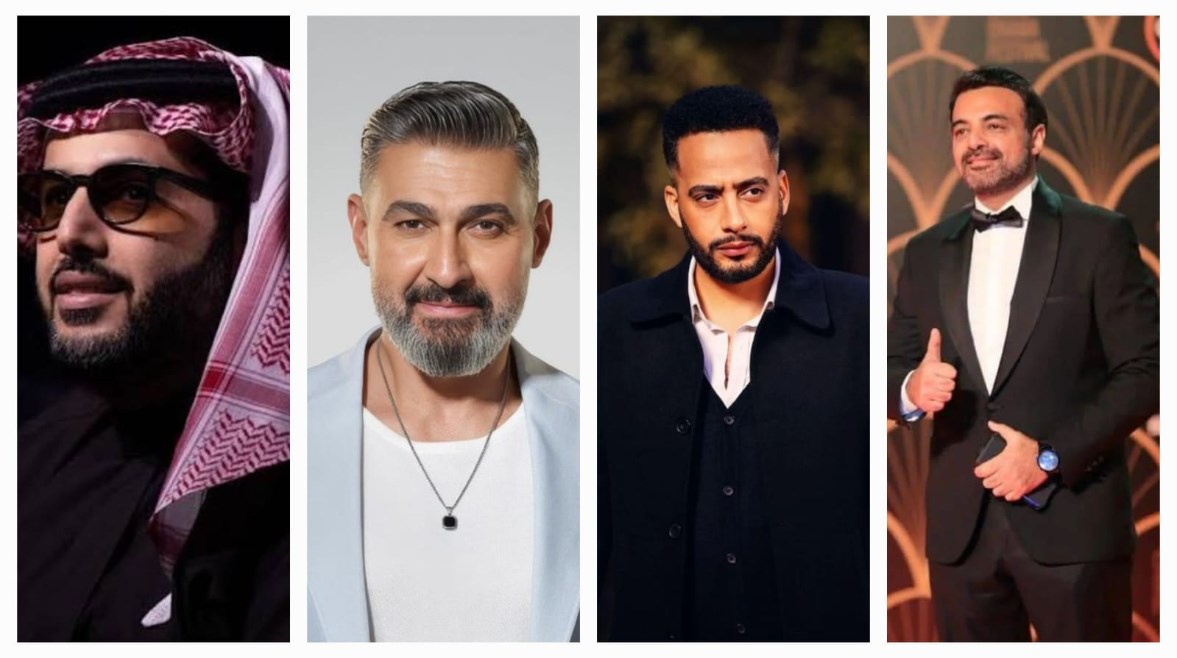 تركي آل الشيخ، ياسر جلال، عصام السقا، عمرو محمود ياسين