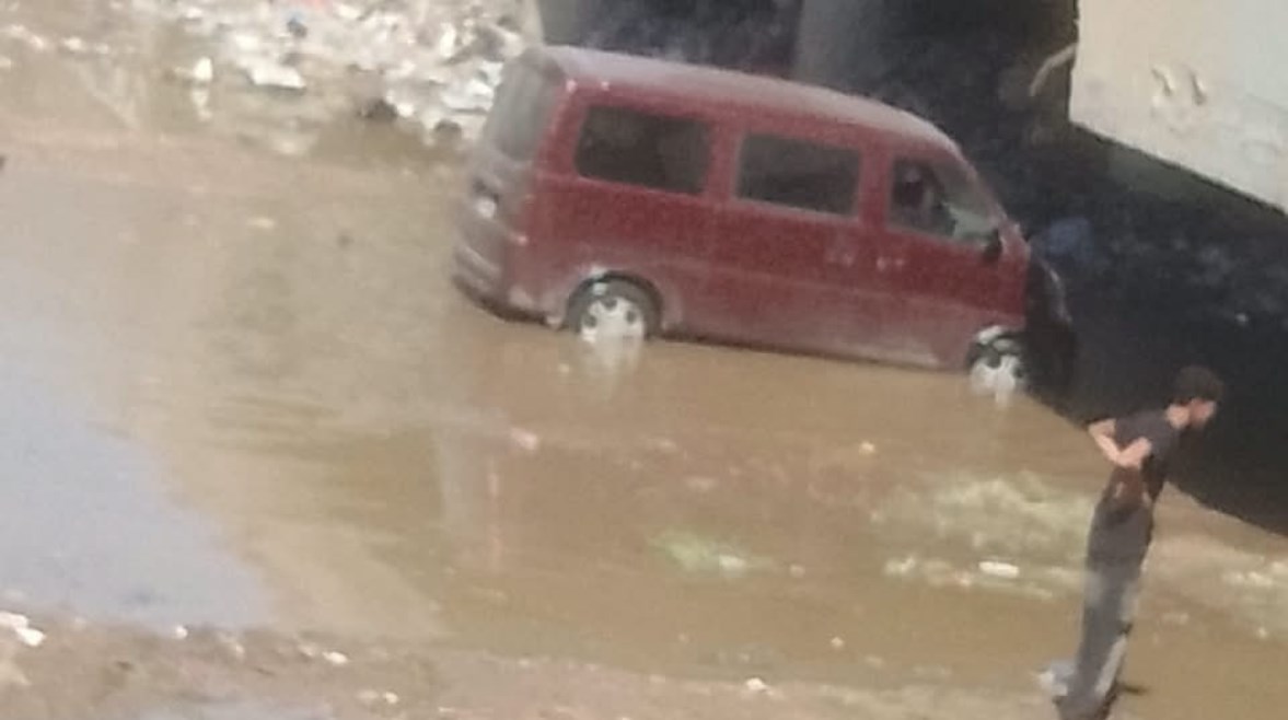 أزمة الصرف الصحي في عزبة رشوان ببهتيم