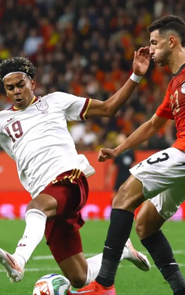 لامين يامال ضد منتخب مصر 