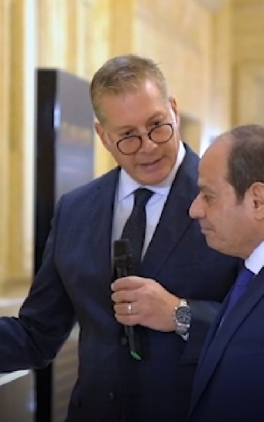 الرئيس عبدالفتاح السيسي ووزير البترول