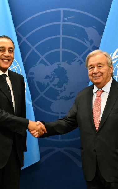 رئيس مجلس الوزراء مصطفى مدبولي، وأنطونيو جوتيريش، الأمين العام للأمم المتحدة