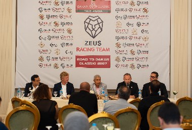 المؤتمر الصحفي لفريق زيوس للسباقات